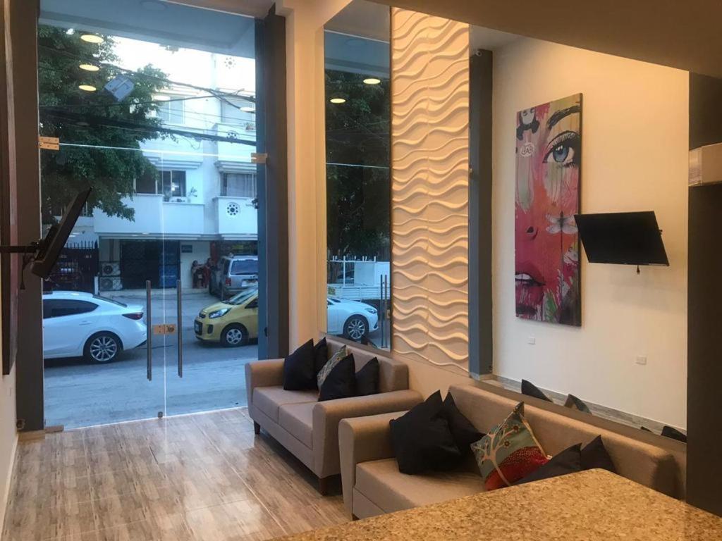 Aparta Estudio En El Edificio Bahia 79 Apartasuites Cartagena エクステリア 写真